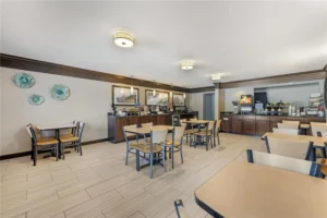 Whether you're dining solo or with family, our seating offers space and relaxation